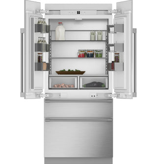 Monogram 36" Integrated French-Door Refrigerator