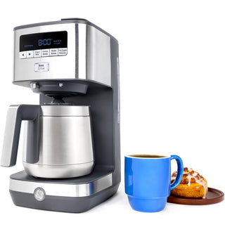 GE 10 Cup Drip Coffee Maker with Single Serve