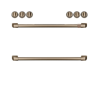 Café™ Front Control Electric Knobs and Handles - Brushed Bronze