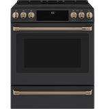 Café™ Front Control Induction Knobs and Handles - Brushed Bronze