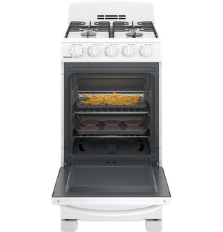 Hotpoint® 20" Front-Control Free-Standing Gas Range with Sealed Burners