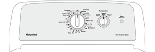 Hotpoint® 6.2 cu. ft. Capacity aluminized alloy Electric Dryer