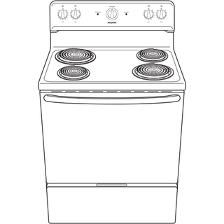 Hotpoint® 30" Free-Standing Electric Range
