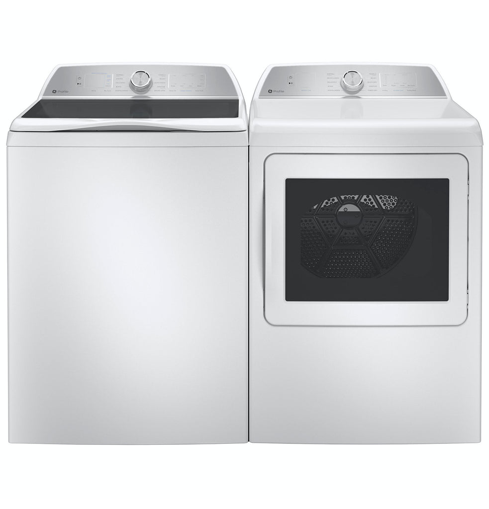 GE Profile™ 7.4 cu. ft. Capacity aluminized alloy drum Electric Dryer with Sanitize Cycle and Sensor Dry