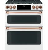 Café™ Front Control Gas Knobs and Handles - Brushed Copper