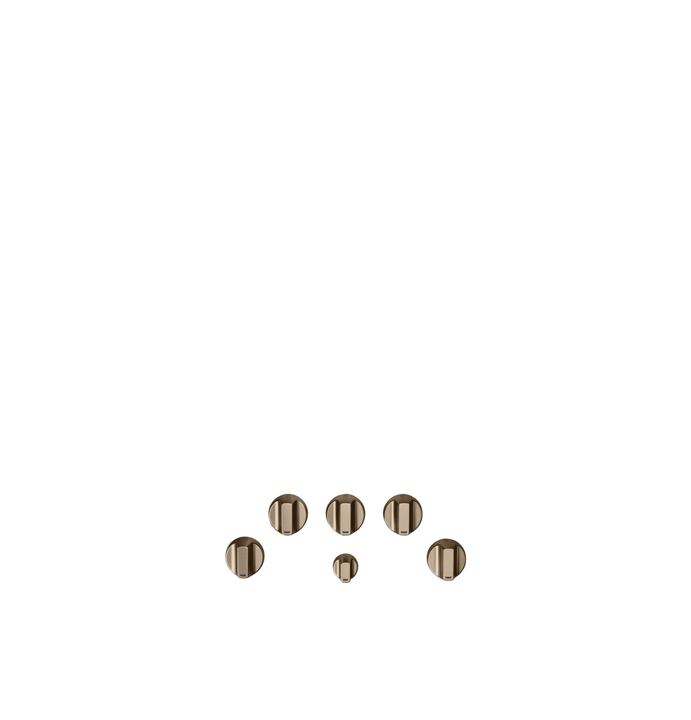 Café™ 5 Gas Cooktop Knobs - Brushed Bronze