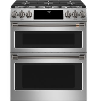 Café™ Front Control Gas Knobs and Handles - Brushed Black
