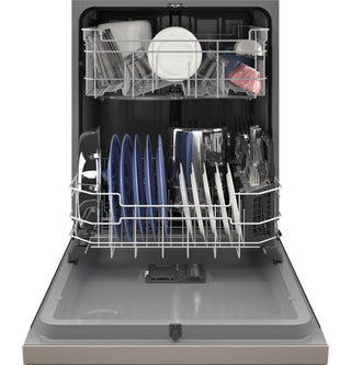 GE® Front Control with Plastic Interior Dishwasher with Sanitize Cycle & Dry Boost