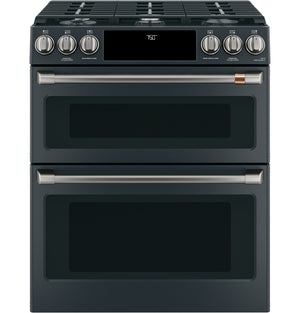 Café™ Front Control Gas Knobs and Handles - Brushed Black