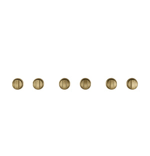 Café™ 36" Brushed Brass Handle & Knob Set for Pro Range and Rangetop