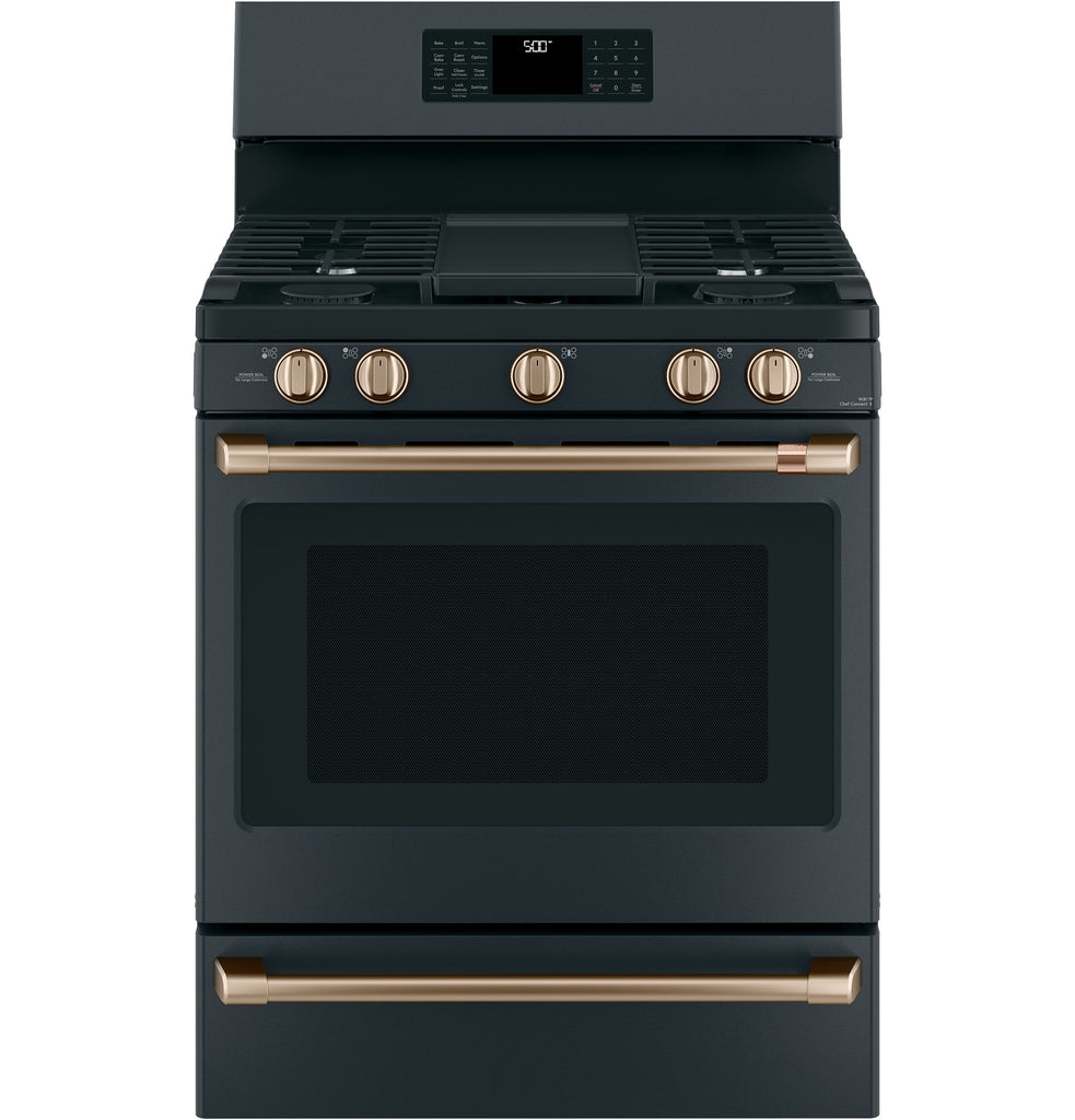 Café™ Freestanding Gas Knobs and Handles - Brushed Bronze