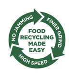 GE® 1/2 HP Disposall Green Continuous Feed Garbage Disposer Corded