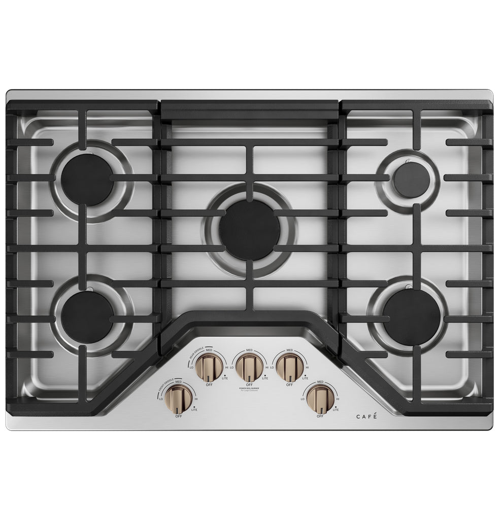Café™ 5 Gas Cooktop Knobs - Brushed Bronze