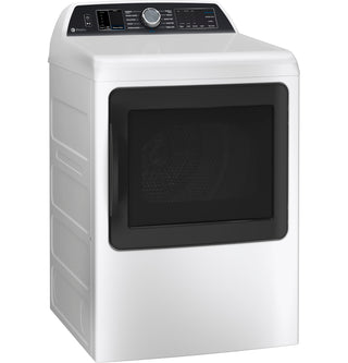 GE Profile™ 7.4 cu. ft. Capacity Smart aluminized alloy drum Gas Dryer with Sanitize Cycle and Sensor Dry