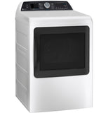 GE Profile™ 7.4 cu. ft. Capacity Smart aluminized alloy drum Electric Dryer with Sanitize Cycle and Sensor Dry