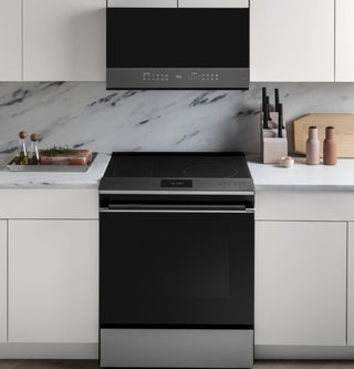 Café™ 2.1 Cu. Ft. Smart Over-the-Range Microwave Oven in Platinum Glass