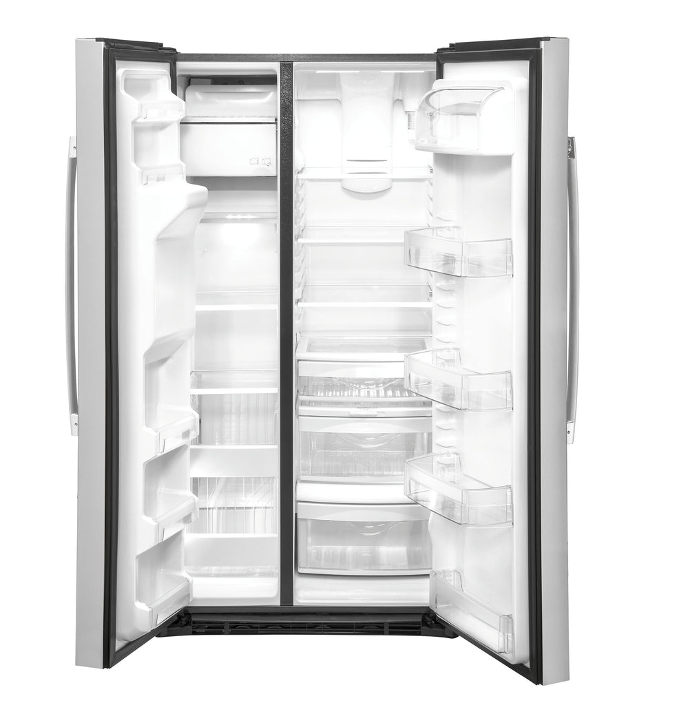 GE® 25.1 Cu. Ft. Fingerprint Resistant Side-By-Side Refrigerator