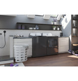 GE Profile™ 7.4 cu. ft. Capacity aluminized alloy drum Electric Dryer with Sanitize Cycle and Sensor Dry