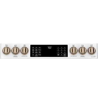 Café™ 30" Smart Slide-In, Front-Control, Gas Range with Convection Oven