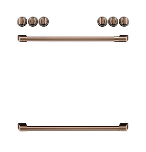 Café™ Front Control Electric Knobs and Handles - Brushed Copper