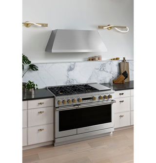 Monogram 48" Stainless Steel Professional Hood with Quietboost™ Blower