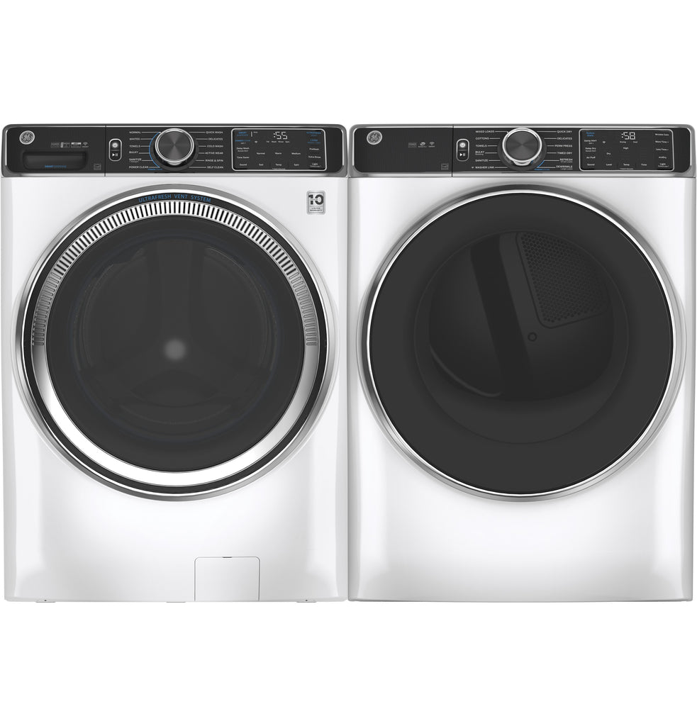 GE® 5.0 cu. ft. Capacity Smart Front Load ENERGY STAR® Steam Washer with SmartDispense™ UltraFresh Vent System with OdorBlock™ and Sanitize + Allergen