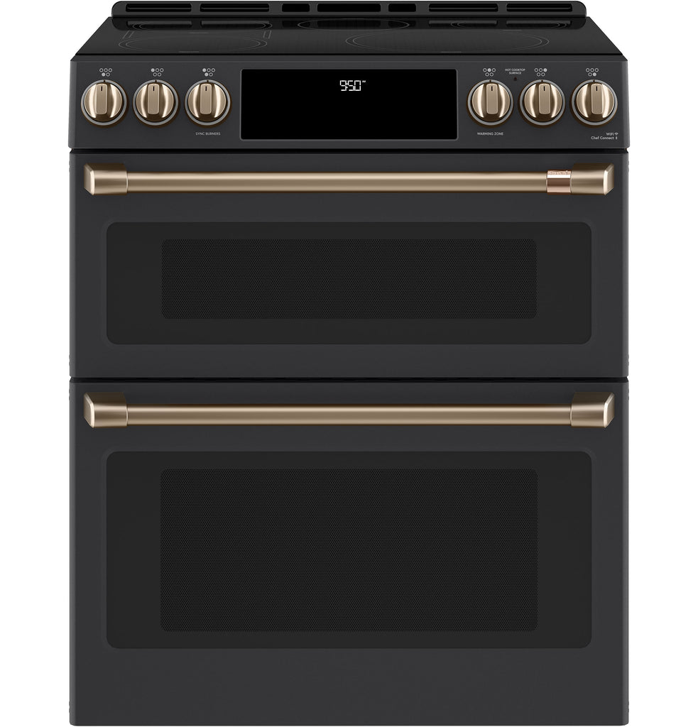 Café™ Front Control Induction Knobs and Handles - Brushed Bronze
