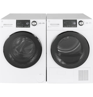 GE® 24" 4.1 Cu.Ft. Front Load Ventless Condenser Electric Dryer with Stainless Steel Basket