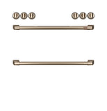 Café™ Front Control Induction Knobs and Handles - Brushed Bronze