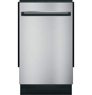 GE Profile™ ENERGY STAR® 18" ADA Compliant Stainless Steel Interior Dishwasher with Sanitize Cycle