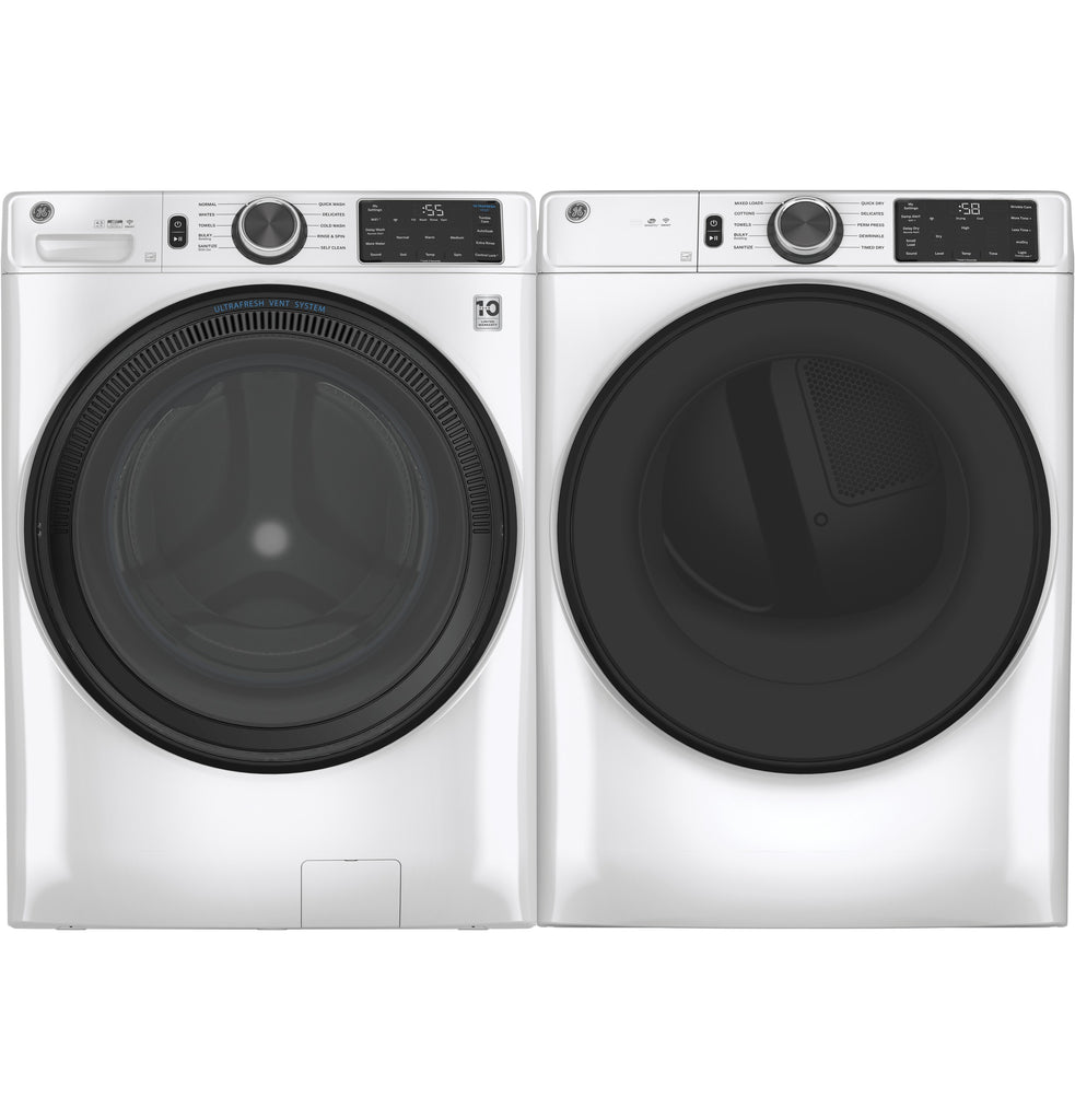 GE® 7.8 cu. ft. Capacity Smart Front Load Electric Dryer with Sanitize Cycle