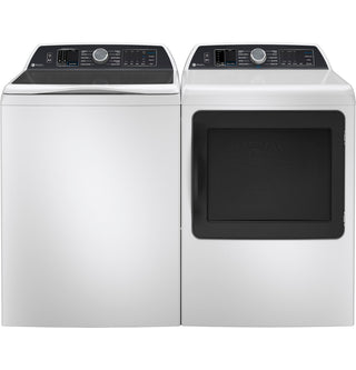 GE Profile™ 7.4 cu. ft. Capacity Smart aluminized alloy drum Gas Dryer with Sanitize Cycle and Sensor Dry