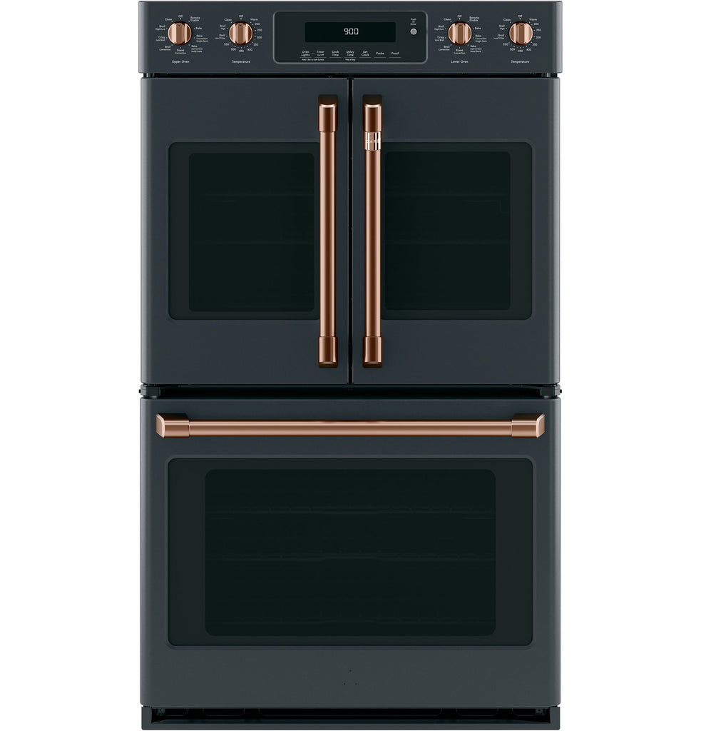 Café™ 2 French-Door Handles; 1 - 30" Handle; - Brushed Copper