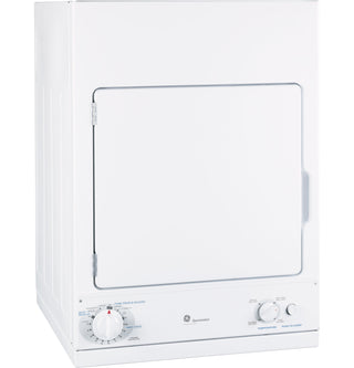 GE Spacemaker® 240V 3.6 cu. ft. Capacity Stationary Electric Dryer