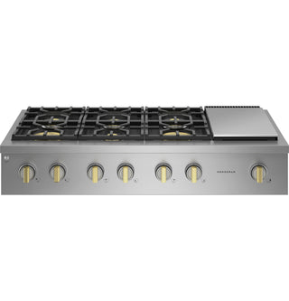 Monogram 48" Professional Gas Rangetop with 6 Burners and Griddle (Natural Gas)
