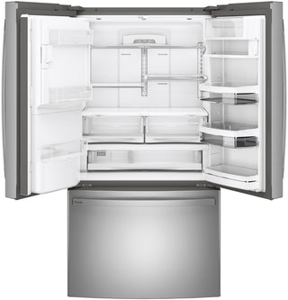 GE Profile™ Series ENERGY STAR® 22.1 Cu. Ft. Counter-Depth Fingerprint Resistant French-Door Refrigerator with Hands-Free AutoFill