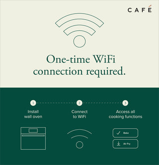 Café™ 30" Smart Built-In Convection Single Wall Oven in Platinum Glass