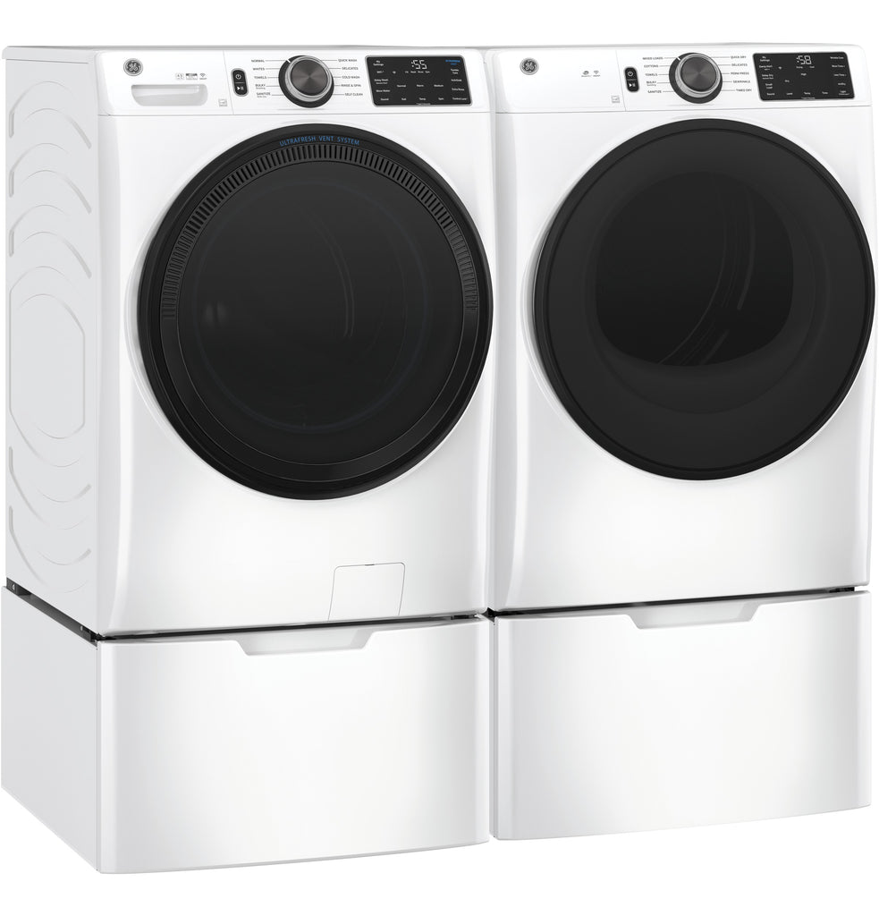 GE® 7.8 cu. ft. Capacity Smart Front Load Electric Dryer with Sanitize Cycle
