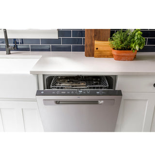 GE® Top Control with Stainless Steel Interior Door Dishwasher with Sanitize Cycle & Dry Boost