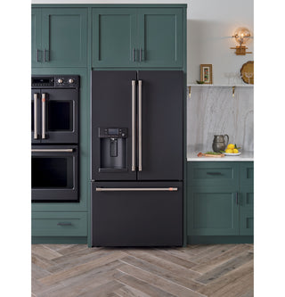 Café™ ENERGY STAR® 22.1 Cu. Ft. Smart Counter-Depth French-Door Refrigerator with Hot Water Dispenser