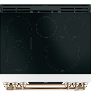 Café™ 30" Smart Slide-In, Front-Control, Induction and Convection Double-Oven Range