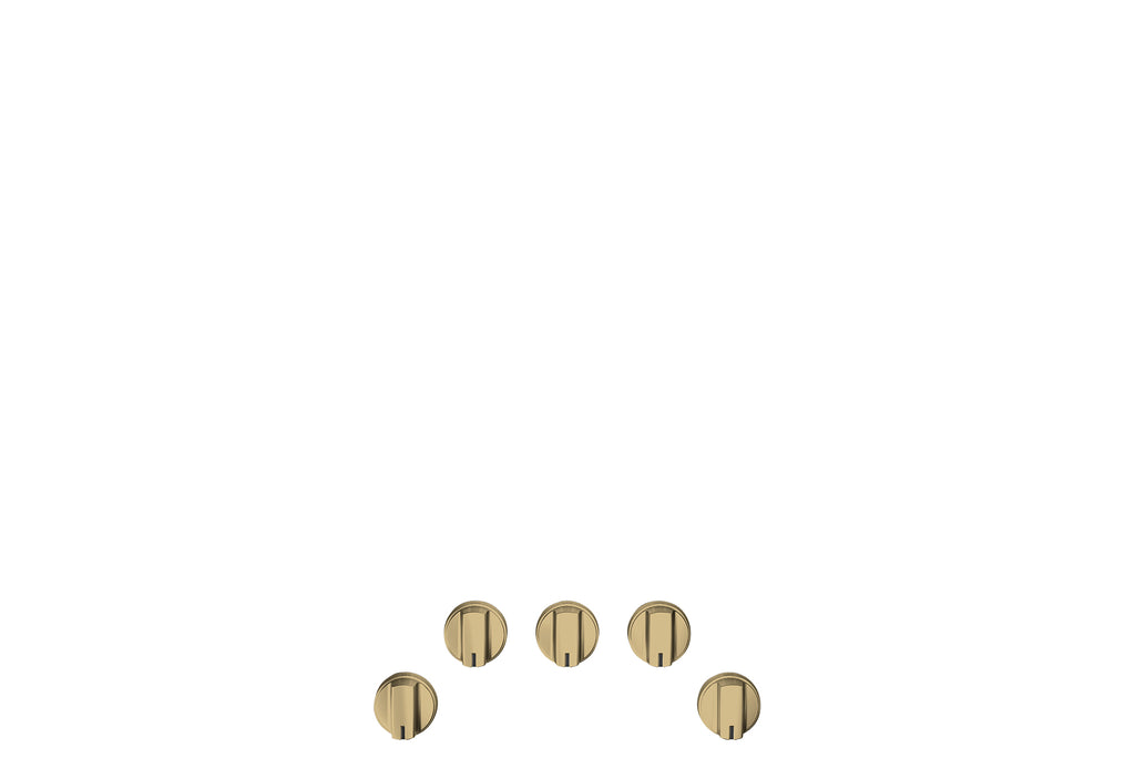 Café™ 5 Gas Cooktop Knobs - Brushed Brass