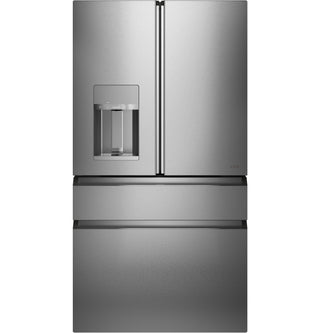 Café™ ENERGY STAR® 27.8 Cu. Ft. Smart 4-Door French-Door Refrigerator in Platinum Glass