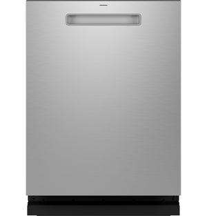GE Profile™ Fingerprint Resistant Top Control with Stainless Steel Interior Dishwasher with Microban™ Antimicrobial Protection with Sanitize Cycle