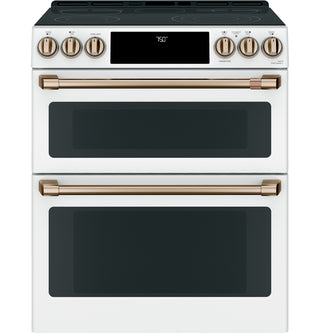 Café™ 30" Smart Slide-In, Front-Control, Radiant and Convection Double-Oven Range