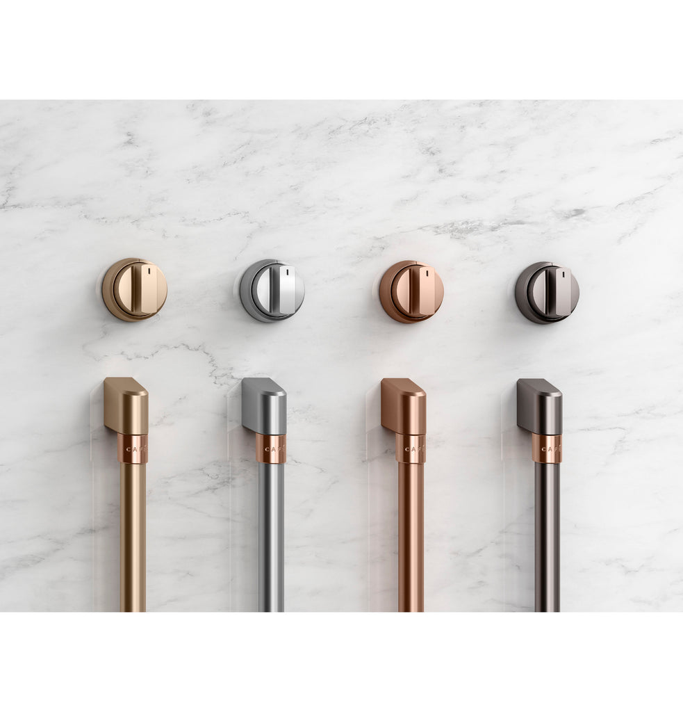 Café™ 5 Electric Cooktop Knobs - Brushed Stainless
