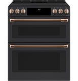 Café™ Front Control Induction Knobs and Handles - Brushed Copper