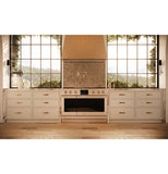 Monogram 48" Custom Brass Hood