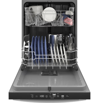GE® Top Control with Plastic Interior Dishwasher with Sanitize Cycle & Dry Boost