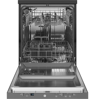 GE® 24" Stainless Steel Interior Portable Dishwasher with Sanitize Cycle